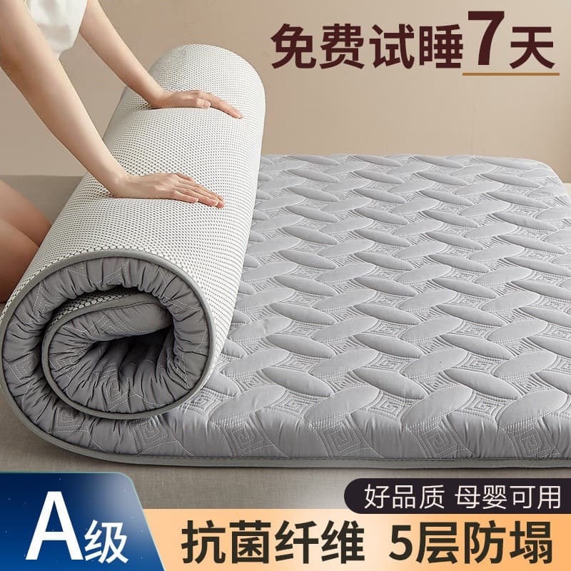 Thickened Mattress Topper for Home, Dorm Bed Pad, Single Tatami Sponge Mattress Pad