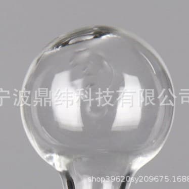 Factory Supply 4-Inch Transparent Colored Glass Straws Glass Balls Glass Crafts