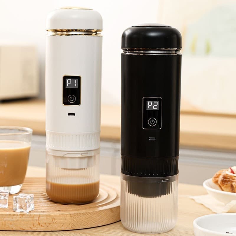 Cross-border popular portable capsule coffee machine, espresso small wireless heating pump pressure coffee machine