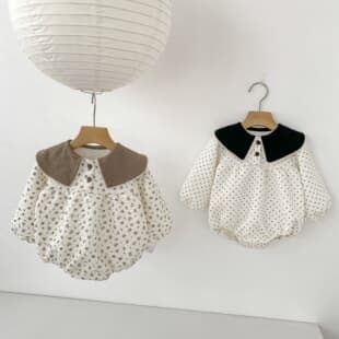 Baby Girls Clothes Super Cute Long Sleeve Bodysuit Baby Spring Autumn Infant Baby Onesie Trendy Spring Outfit