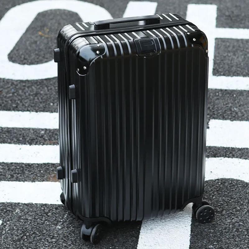 Durable Luggage Suitcase with Thickened Trolley Case, Reinforced Universal Wheels, Small Fashion Password Suitcase for Men and Women
