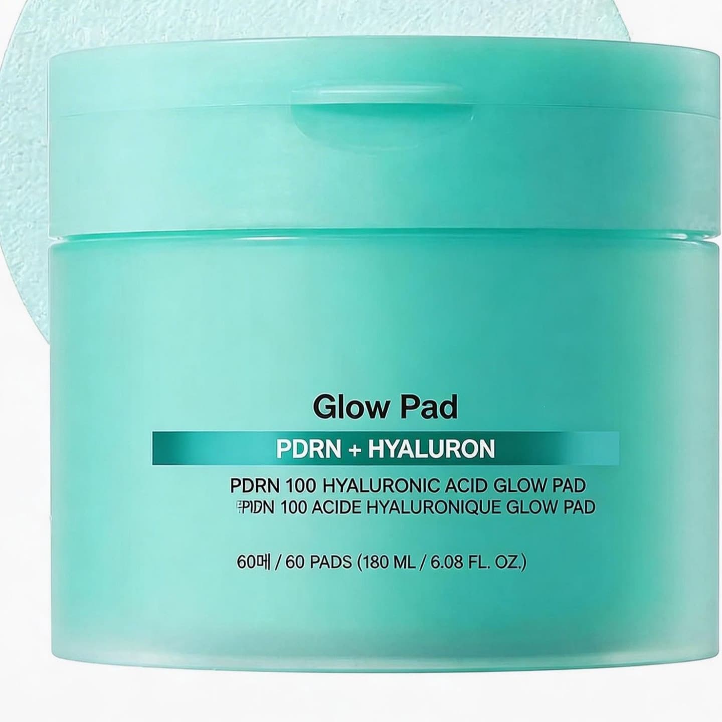 Cross-border new PDRN hyaluronic acid toning cotton to hydrate, moisturize and brighten skin tone Glow Pad skin care cotton pads
