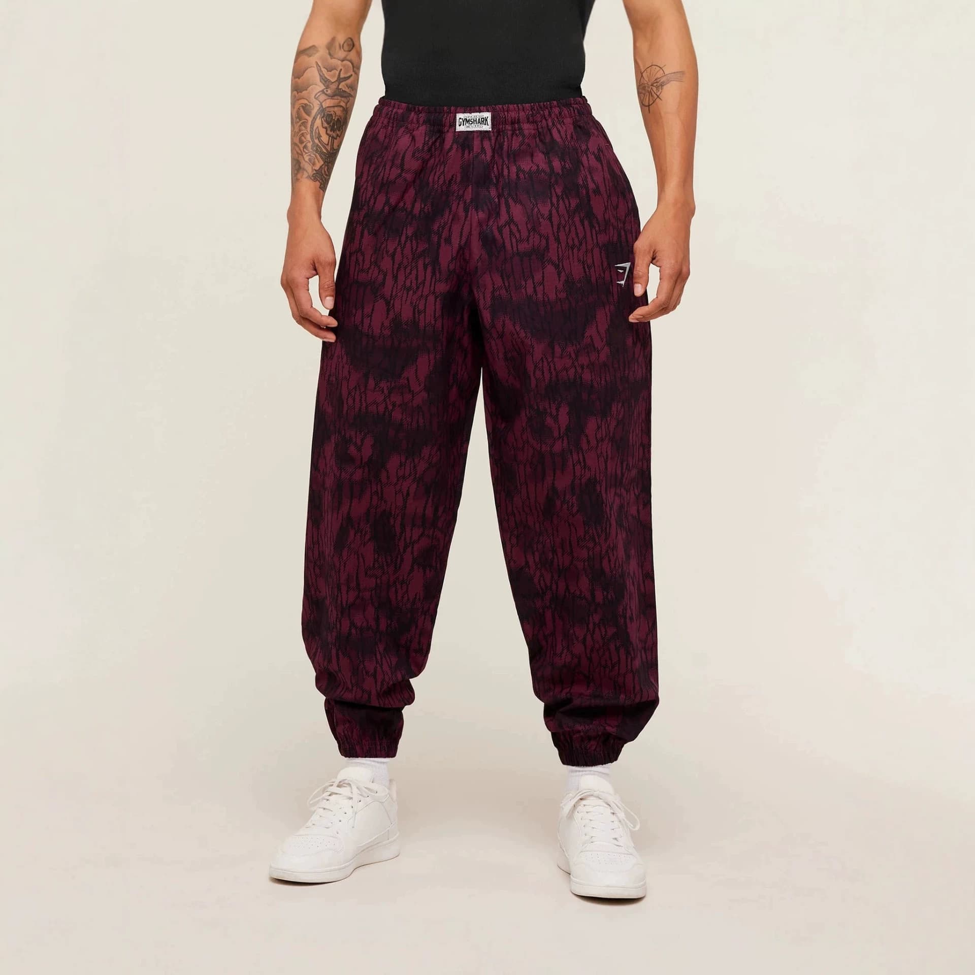 GYMSHARK Men's Sports Pants Summer New Tapered Casual Long Pants Muscle Fitness Outdoor Running Training Pants