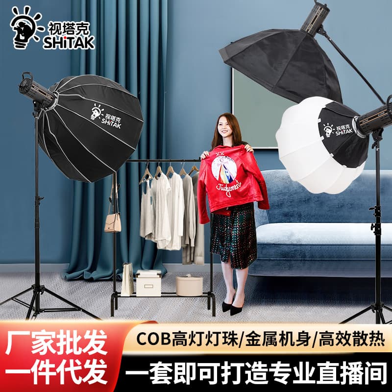 300W Live Streaming Fill Light, Live Sales-Specific Beauty Lighting, Studio Shooting Continuous Photography Fill Light
