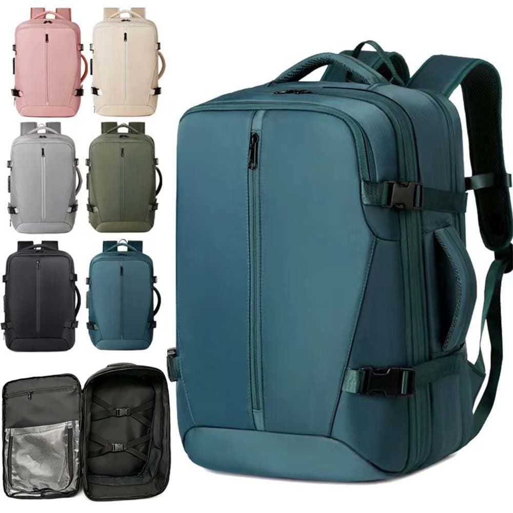 Cross-Border Business Commute Backpack Simple Fashion Travel Bag Large Capacity Business Trip Laptop Backpack College Student Bag
