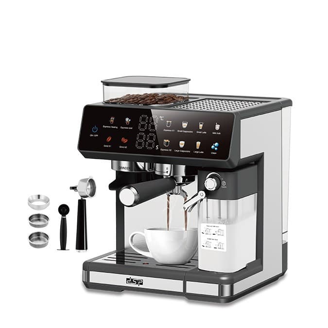 Cross-border Exclusive Italian Fully Automatic Coffee Machine with Multi-functional Grinder, Office Coffee Machine