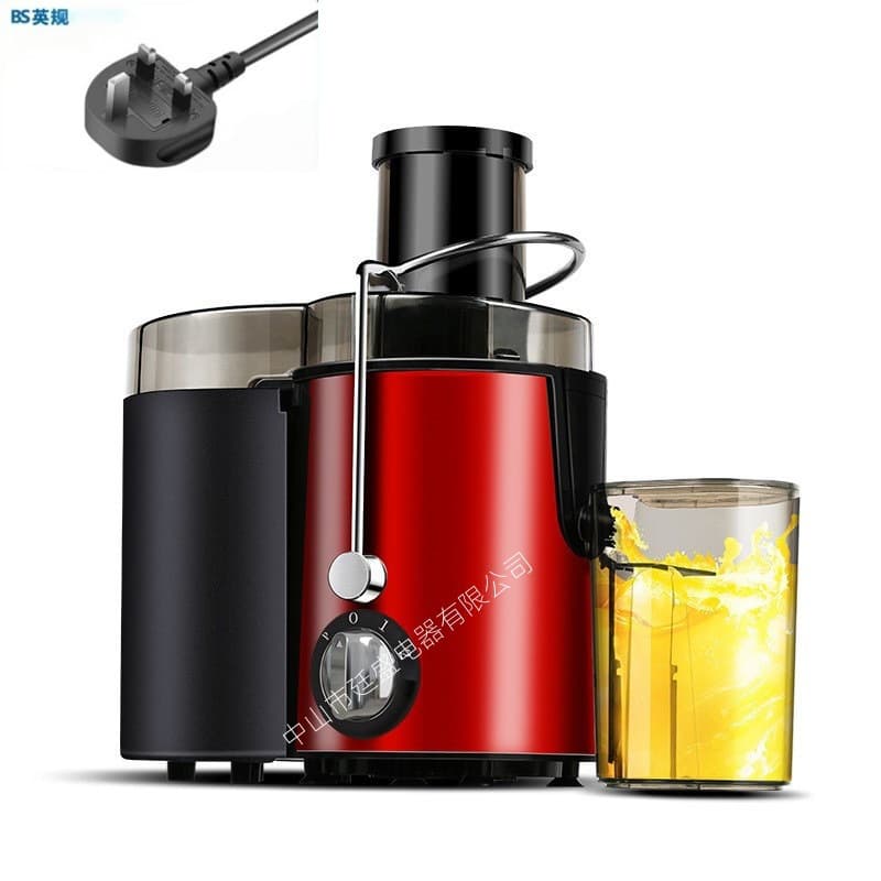 Cross-border Multi-functional Commercial Juicer with Pulp Separation, Automatic Electric Home Juicer for Ginger, Vegetables, and Fruits