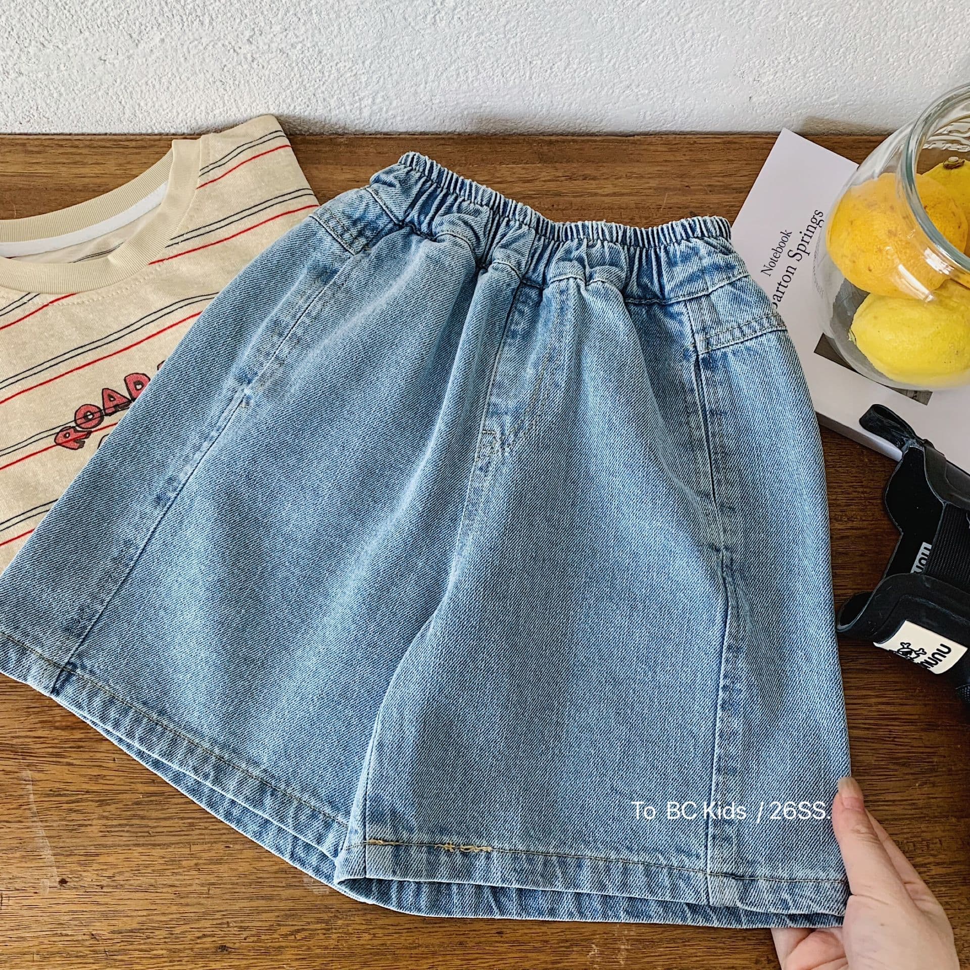 Bangcheng Boys' Denim Shorts 2026 Summer New Arrival Kids' Solid Color Loose Mid-Length Shorts Toddler Summer Pants Wholesale