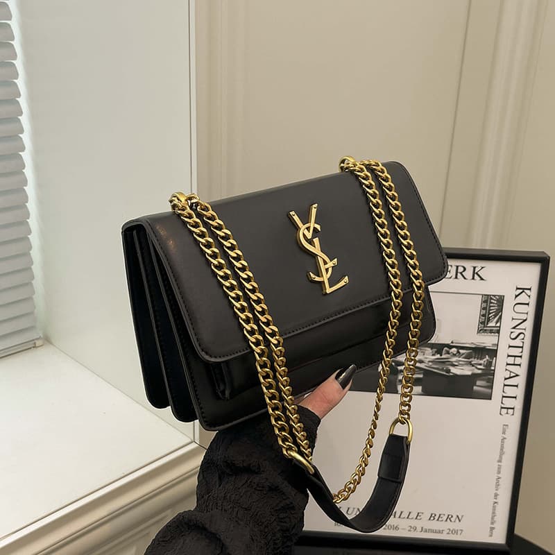 2025 New Trendy Women's Bag High-End Vintage Mini Square Bag Versatile Fashion Chain Bag Shoulder Crossbody Bag