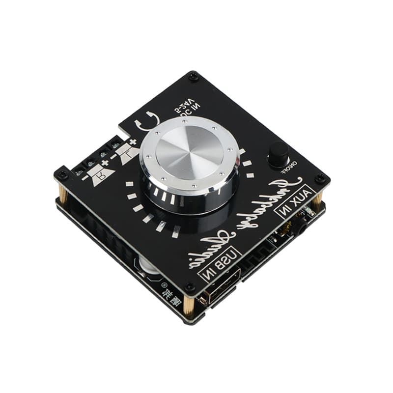 HIFI Dual Channel Stereo Bluetooth Digital Amplifier Board Supports USB Drive AUX Playback 2*30W Audio Amplifier Board