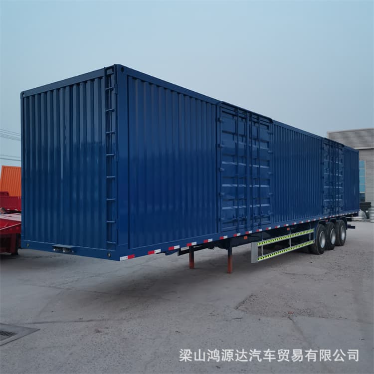 Export supply box semi-trailer high box side dump semi-trailer detailed parameters