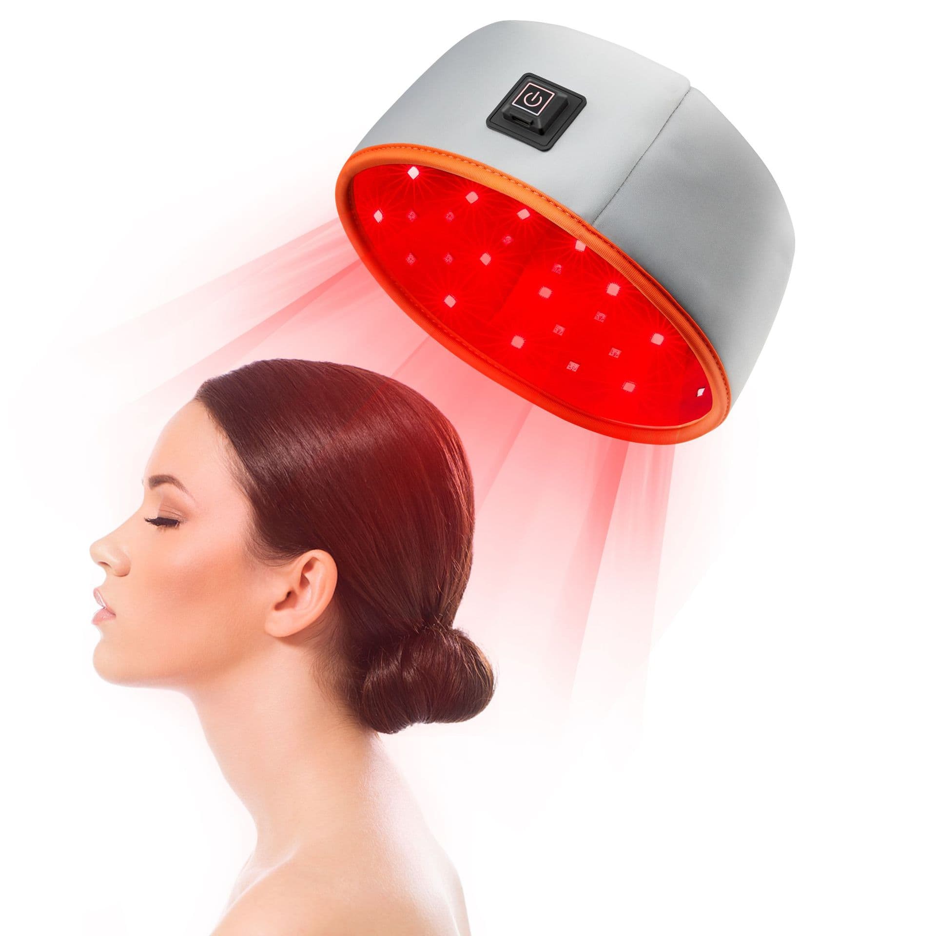 Cross-border infrared phototherapy cap, red light therapy home hair growth device, three-level pulse adjustment red light hair growth cap PCBA