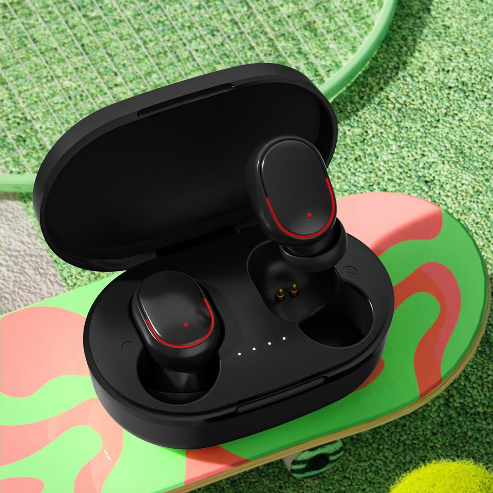 Mini Sport Bluetooth Earphones Noise Reduction In-Ear Stereo Wireless Headsets for A6S E6S E7S Breathable Light Call Function