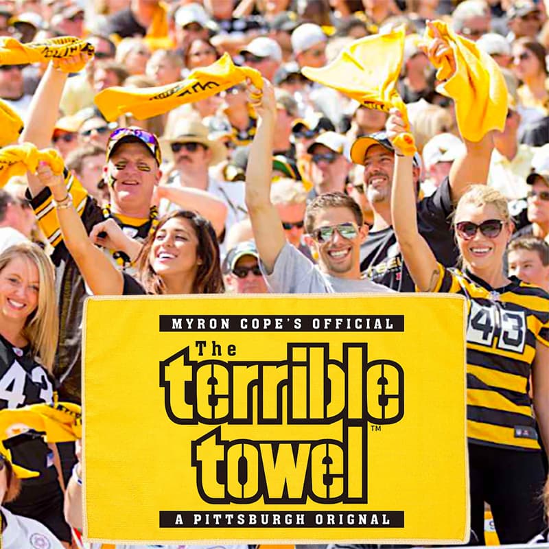 Microfiber Promotional Rally Towels for Export, Fan Event Towels with Custom Logo Printing