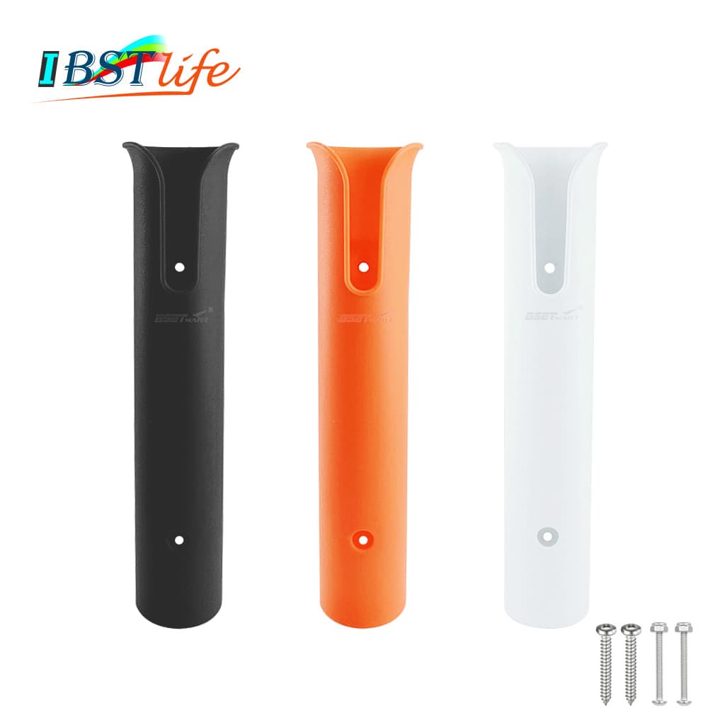 Cross-border Stock Plastic Single Bucket Rod Holder Single Hole Fishing Rod Support Marine Kayak Fishing Box Accessories