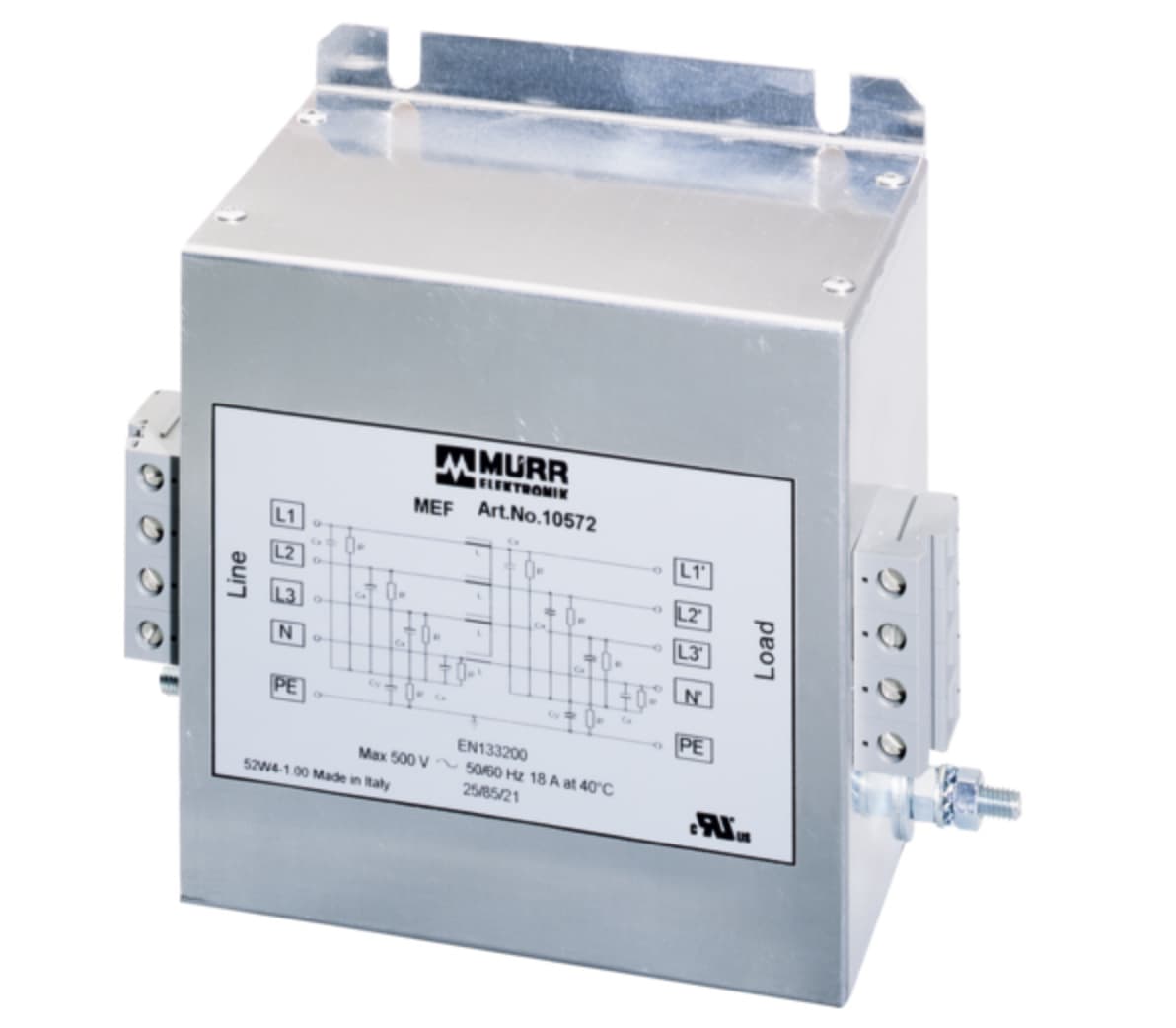 German MURR ELEKTRONIK EMC Filter 10701 Cabinet Electronic Components