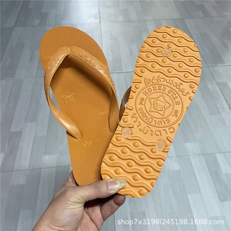 Star Horse Classic Shark Brand Summer Beach Casual Non-Slip Guima Unisex Couples Durable Toe Post Sandals