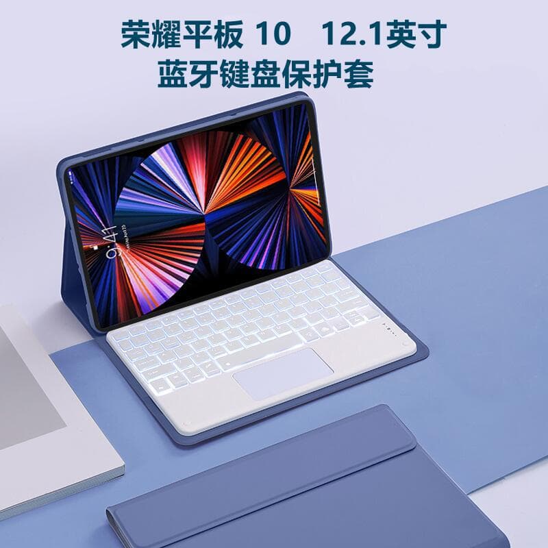 Compatible Honor 10 Case X9A Bluetooth Touch Backlit Keyboard for Huawei MatePad SE 11.5S Tablet Case 8