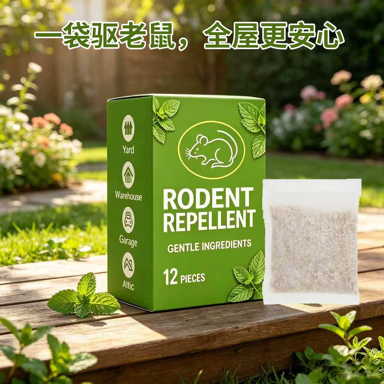 Cross-Border Hot Selling Rodent Repellent Bag, Plant Essential Oil Rodent Repellent Sachet, Home and Car Insect and Rodent Repellent, Wholesale