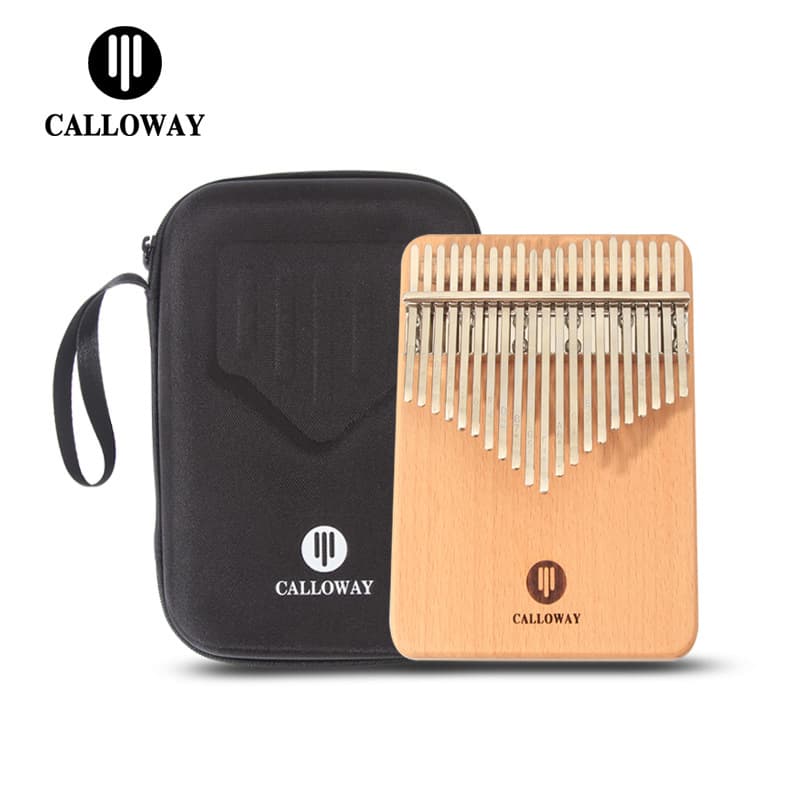 Calloway 17-Tone Thumb Piano 21-Tone Single Board Finger Piano Kalimba Musical Instrument by CALIMBA Brand