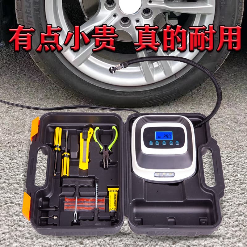 Portable Mini Tire Inflation Pump 12V Digital Display Car Air Pump Motorcycle Equipment Accessories Made in China