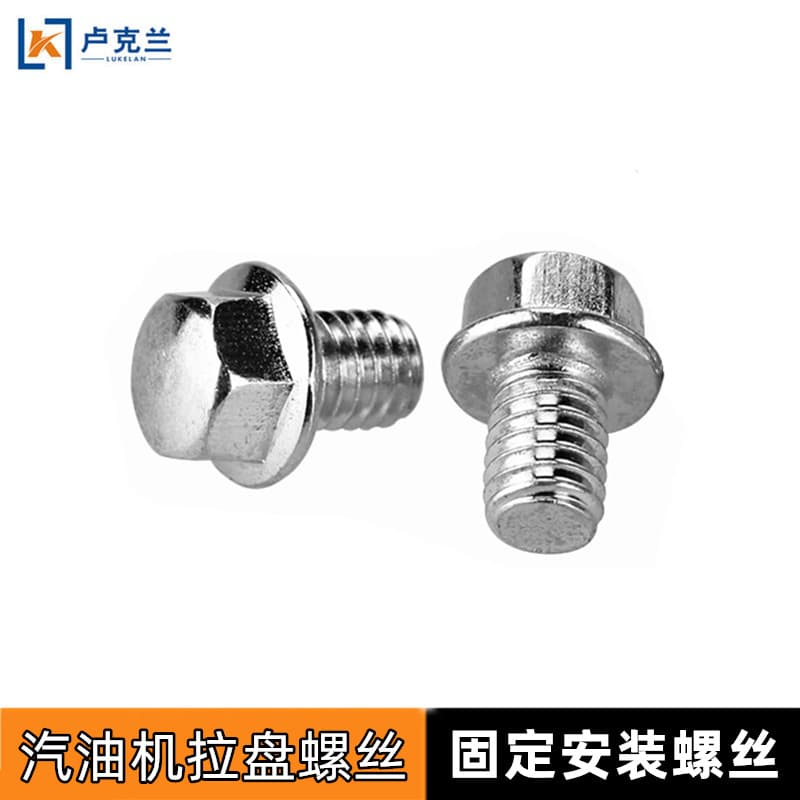 Gasoline Engine Parts Pull Start Fixed Screw 168F170/188F190 Starter Blower Housing Bolt 6*8 Screw