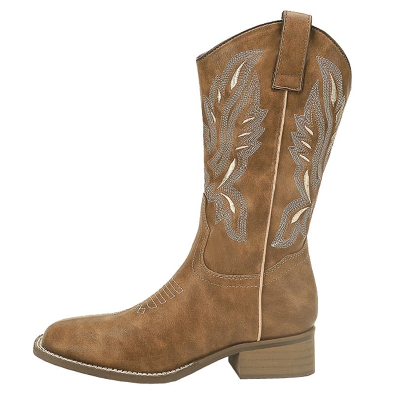 Cross-border Trade 2022 New Hot Selling Western Boots Cowboy Knight Boots Women's Long Embroidered Vintage Cowboy Boots