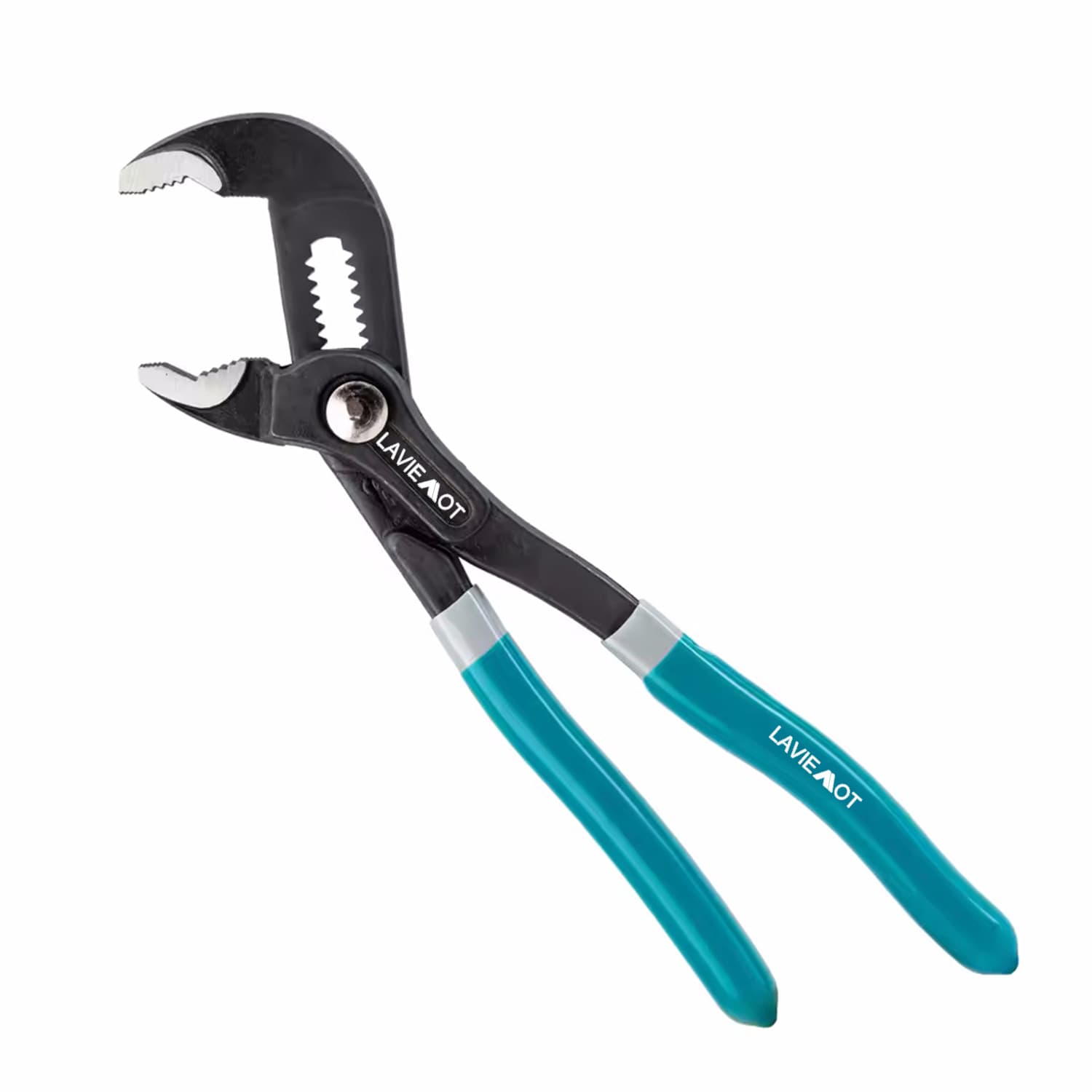 Cross-border multi-functional pump pliers blue-white handle water pipe wrench adjustable tube wrench adjustable pliers spanner household tool.