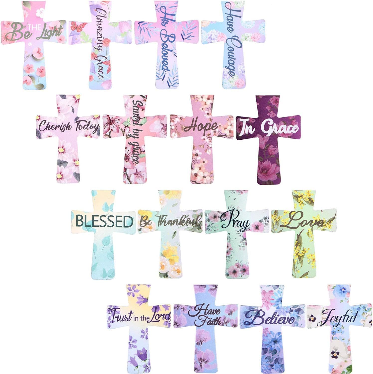 Factory Customized Blank Pure Color Morandi Color Magnetic Bookmark Bible Cross Butterfly Animal Oil Painting Bookmark