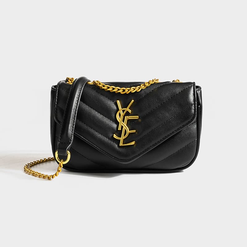 Yangshulin Bag 2025 New Genuine Leather Women's Bag Diamond Quilted Chain Square Fat Mail Bag Shoulder Crossbody Handbag