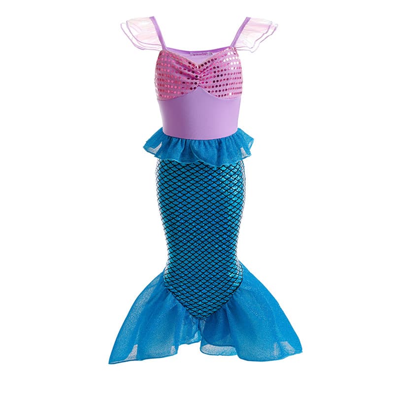 Kids Christmas Mermaid Halloween European and American Children's Mermaid Princess Dress Mermaid Gown