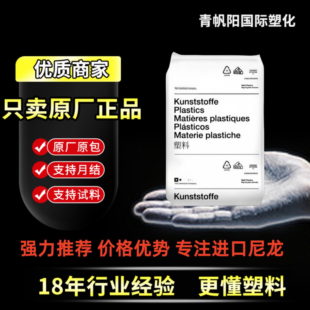 Flame retardant PA66 BASF Germany A3X2G5 A3X2G7 A3X2G10 - Glass fiber reinforced polyamide nylon 66