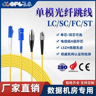 Changcheng Single-mode Fiber Patch Cord Single Core Dual Core SC/FC/LC/ST/APC/UPC Telecom Grade 10G Pigtail Cable