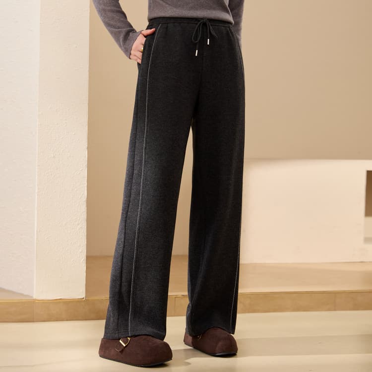 [Comfortable and Relaxed Pants] Slim & Comfortable Plus Size Women's Pants with Webbing Design, New Winter 2025 Style for Curvy Women