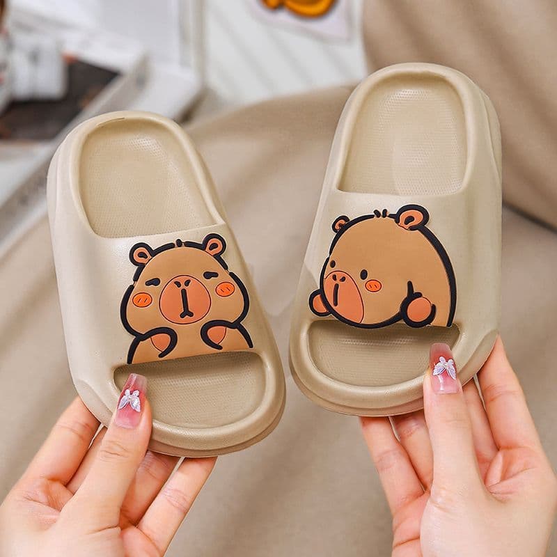 Capibala children's slippers boys indoor home summer anti-slip new soft bottom summer baby cute girls