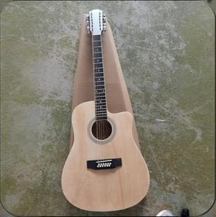 Cross-border export guitar 40 inch 41 inch beginner entry-level instrument practice folk single board guitar wholesale