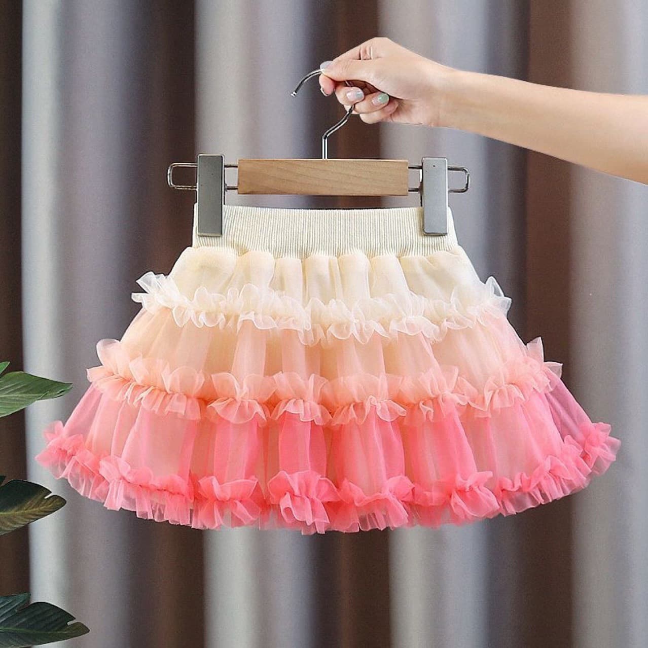 2026 Summer New Girls Skirt, Toddler and Young Girls Tutu Skirt, Baby Girls Mesh Short Skirt, Kids Elastic Waist Skirt for Export