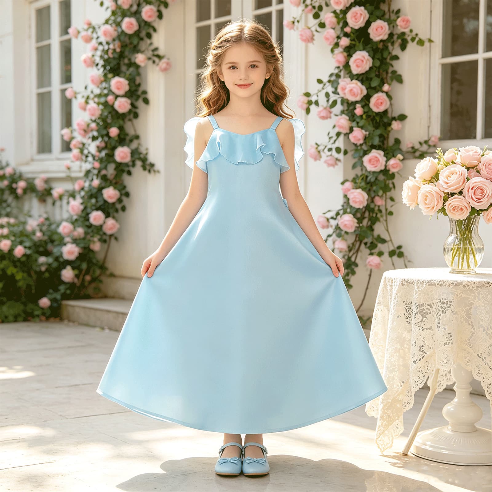 Cross-Border Children's Party Dress, Children's Day Stage Performance Princess Dress Gown