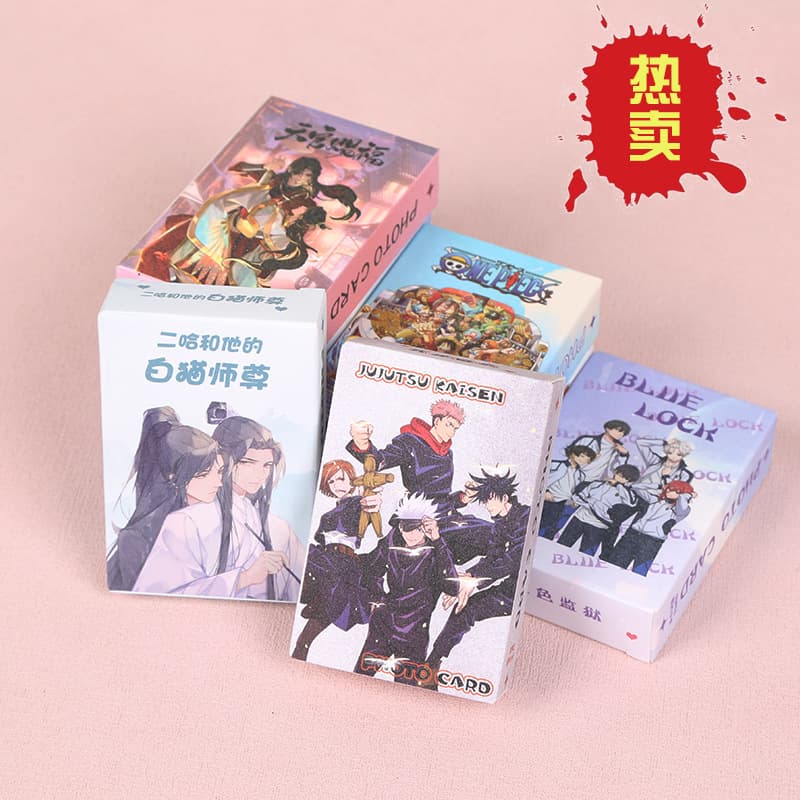 Anime Tian Guan Ci Fu, Mo Dao Zu Shi, Time Agents, Jujutsu Kaisen Holographic Cards Small Cards