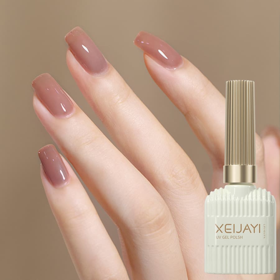 Nail Art Gel Polish Ice Transparent Bare Pink Pulling Color Painting Basic All-Match Phototherapy Nail Gel for Nail Salon Use