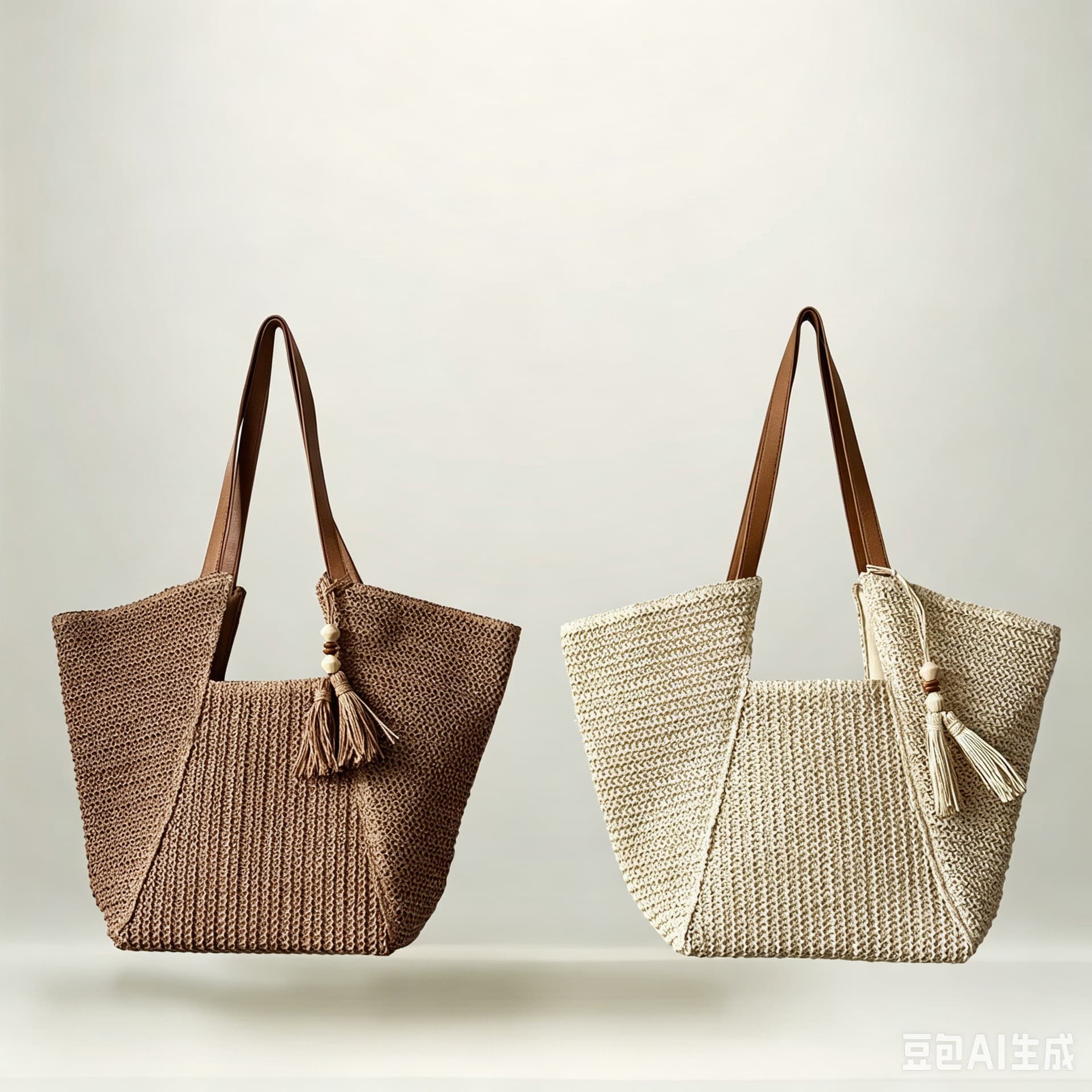 Fashionable Large-Capacity Single-Shoulder Straw Bag, New Versatile Solid Color Handbag, Woven Bag, Beach Vacation Bag