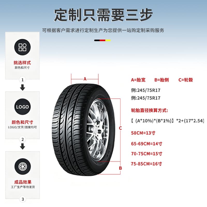 Car Spare Tire Cover PVC Leather SUV Truck Off-Road RV External Tire Cover Customizable Wheel Cover
