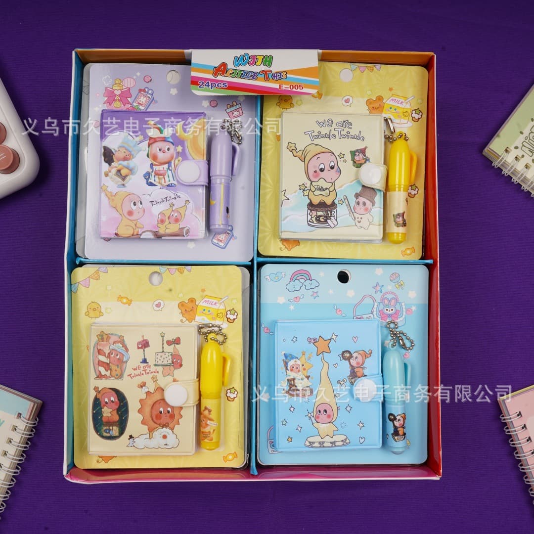 New Xingren Mini Notebook with Pen Pocket Student Notebook Reward Ledger Set Wholesale.