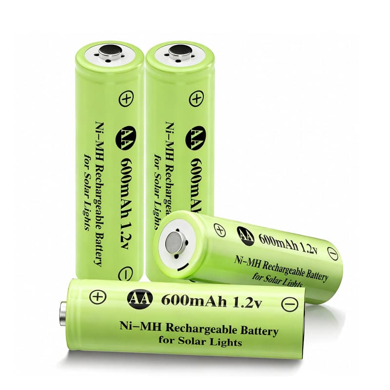 Ni-MH Nickel-Metal Hydride AA AAA 600mAh Outdoor Solar Light Garden Landscape String Light Rechargeable Battery