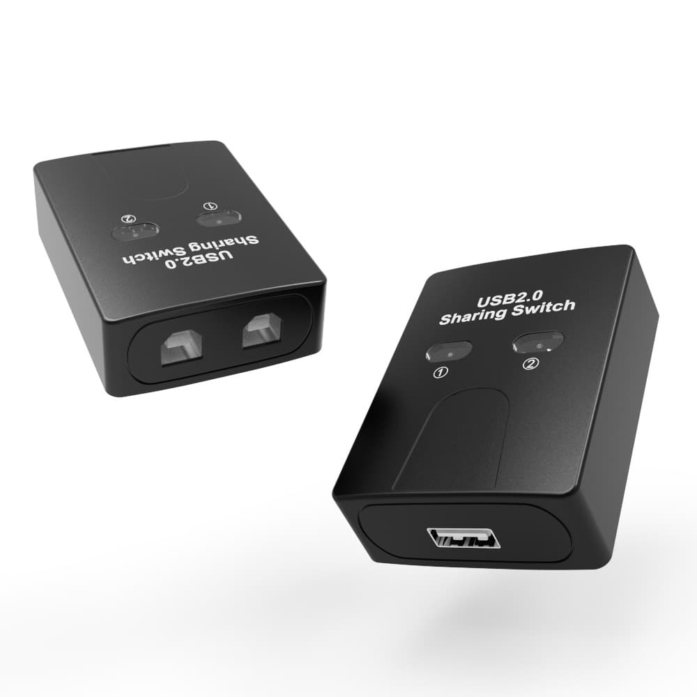 Custom USB 2.0 Printer Sharing Switch Multi-Interface USB Switcher 2-in-1-Out USB Switch Splitter