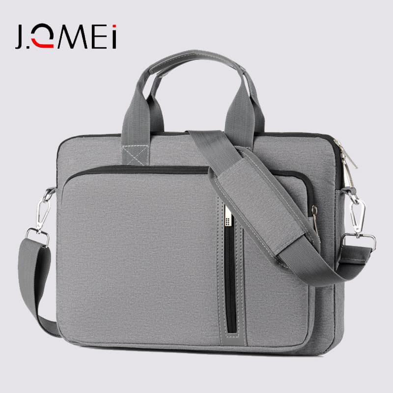 Cross-Border Double-Layer Shockproof and Waterproof Computer Bag Satchel Shoulder Cross-Body Briefcase 14/16/17inch Laptop Bag