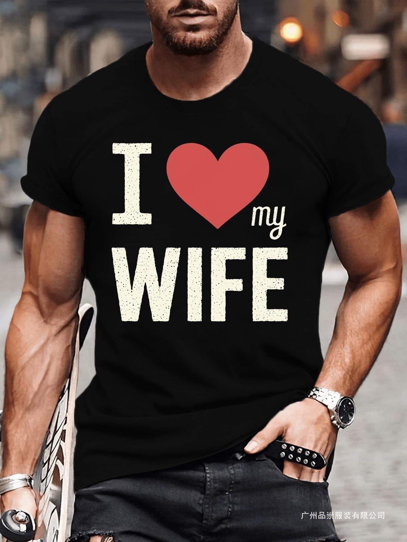 [Cross-border European code] Plus Size Big & Tall Men's Graphic Print T-Shirt