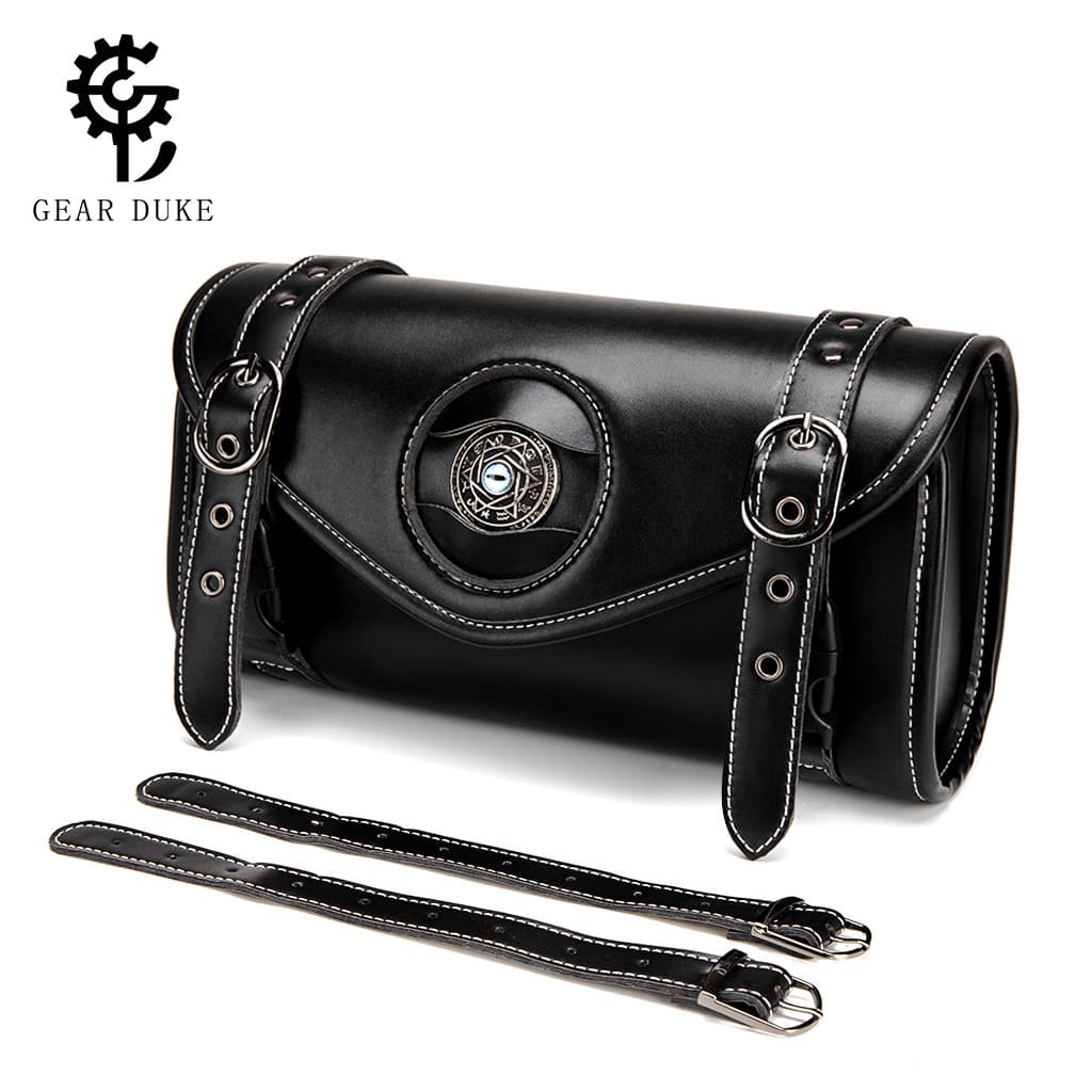 Amazon TEMU Hot Selling Punk Style Harley Motorcycle Modification Bag, Biker Skull Front Storage Bag
