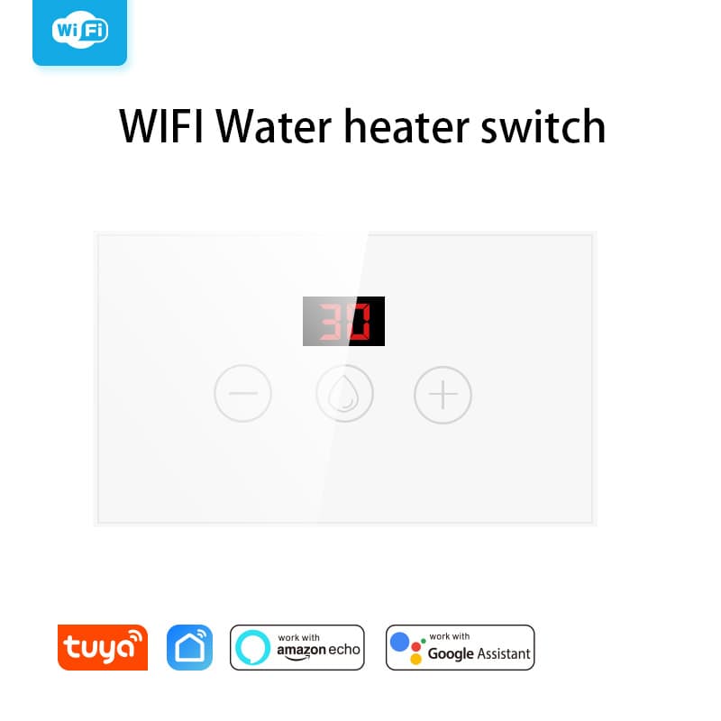 Tuya Smart Switch WiFi Water Heater Switch EU Standard Water Heater Switch US Standard Water Heater Switch 20A