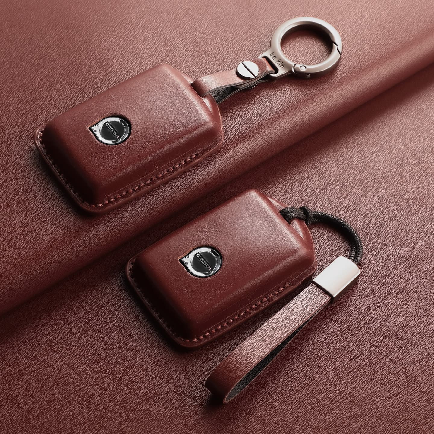 Compatible with Volvo Key Case for XC60/S90/S60, XC90/V40/V90, XC40 Protective Cover Clip